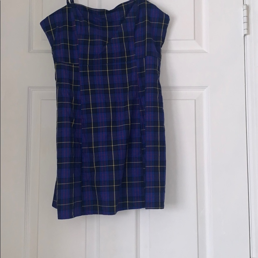 Blue/ multi dress
